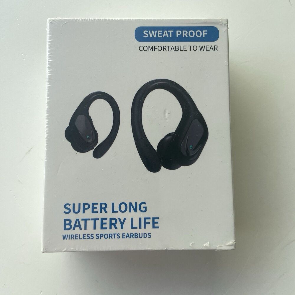 HAOYUYAN BX17 Wireless Sport Earbuds Rose Gold Ear Hook Sweatproof Charging Case